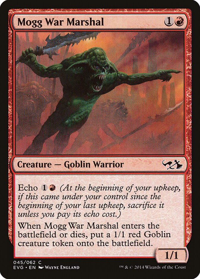 Mogg War Marshal, Duel Decks Anthology: Elves vs. Goblins · 045/062