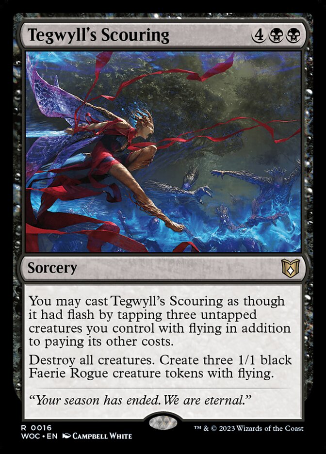 Tegwyll's Scouring, Wilds of Eldraine Commander · 0016