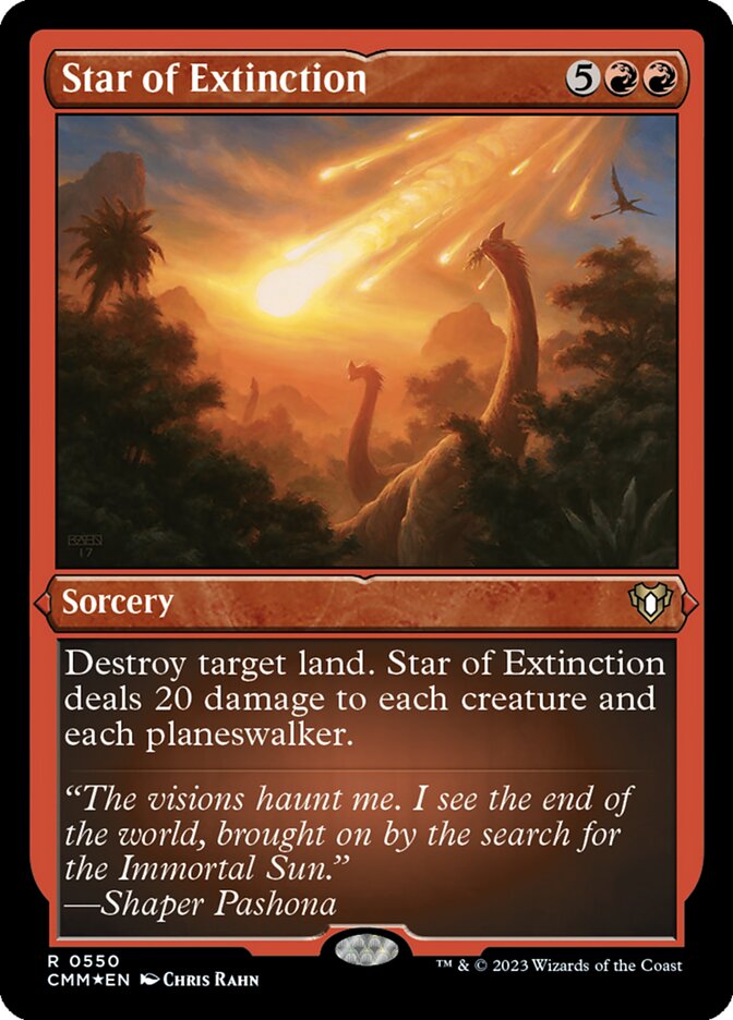 Star of Extinction, Commander Masters · 0550