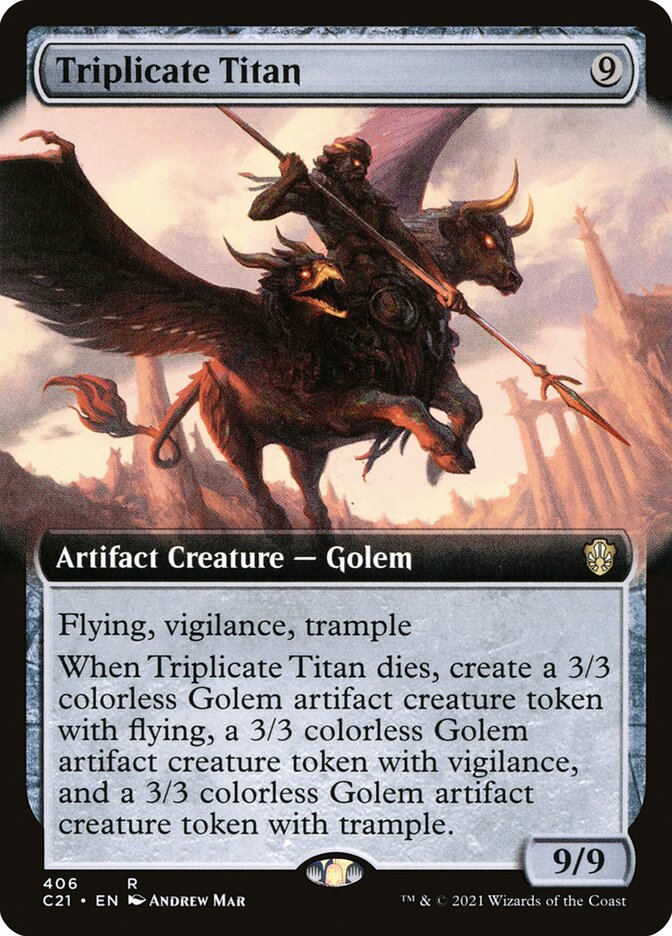 Triplicate Titan, Commander 2021 · 406