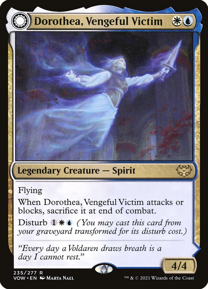 Dorothea, Vengeful Victim // Dorothea's Retribution, Innistrad: Crimson Vow · 235/277