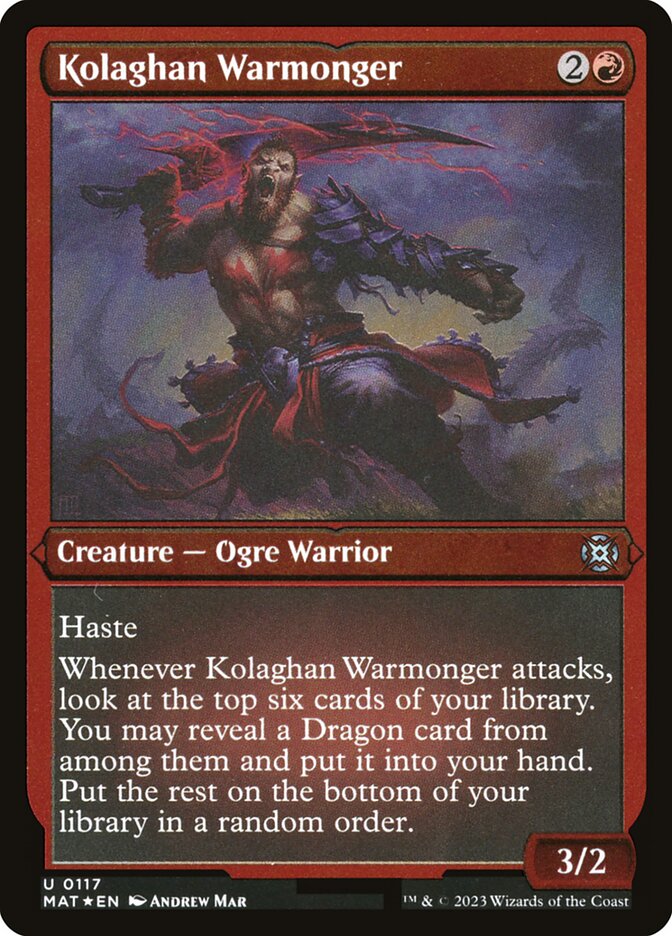Kolaghan Warmonger, March of the Machine: The Aftermath · 0117