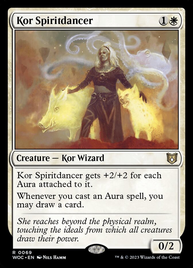 Kor Spiritdancer, Wilds of Eldraine Commander · 0069