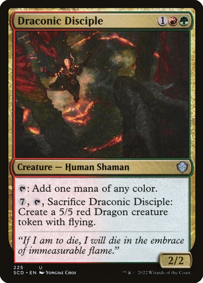 Draconic Disciple, Starter Commander Decks · 225
