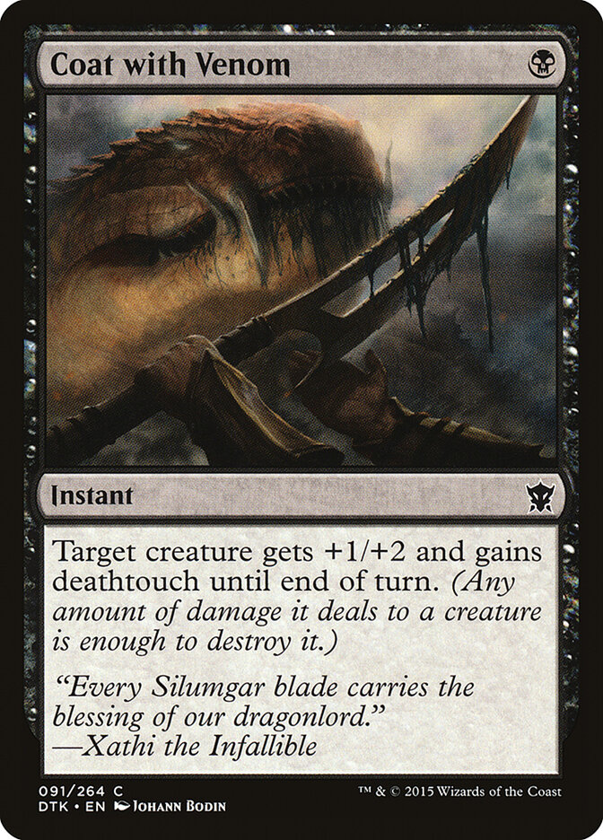 Coat with Venom, Dragons of Tarkir · 091/264
