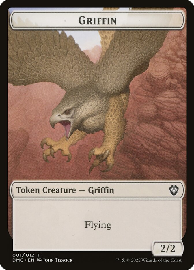 Griffin, Dominaria United Commander Tokens · 001