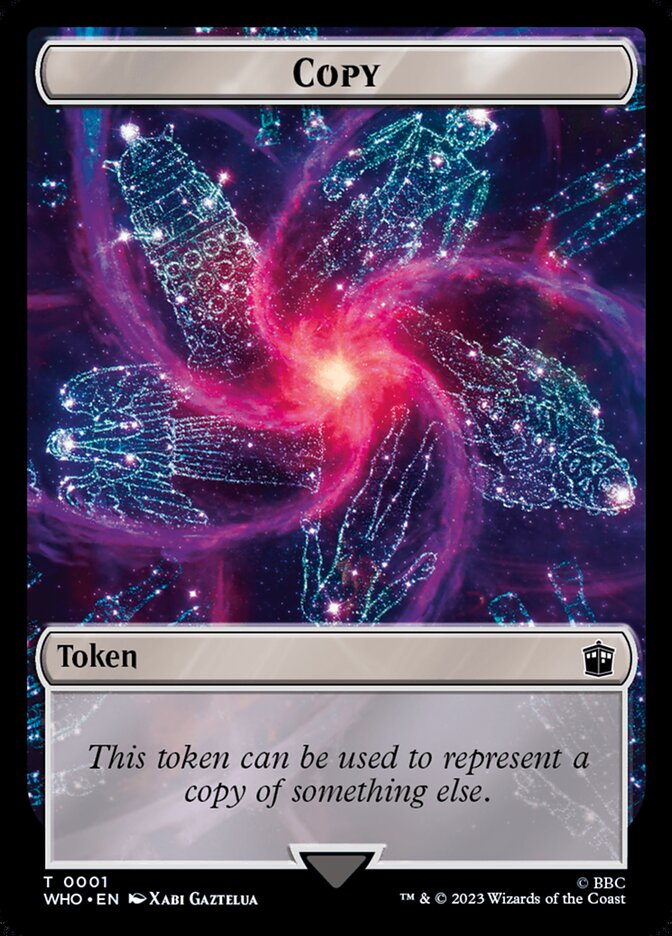 Copy, Doctor Who Tokens · 0001