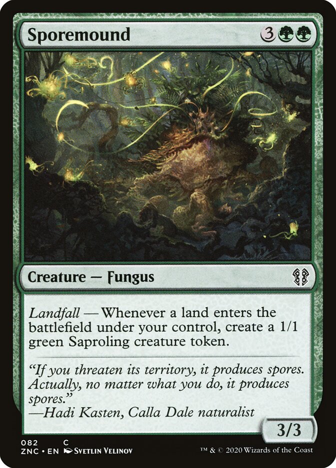 Sporemound, Zendikar Rising Commander · 082