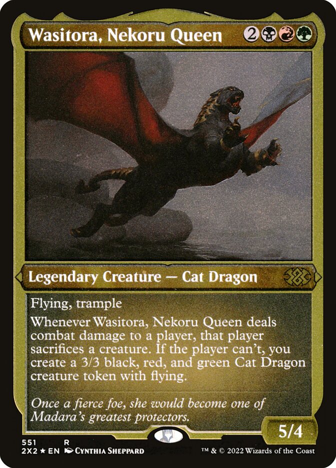 Wasitora, Nekoru Queen, Double Masters 2022 · 551
