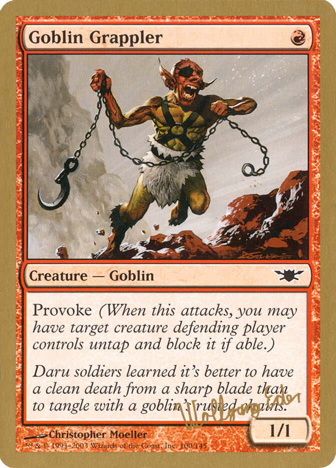 Goblin Grappler, World Championship Decks 2003 · we100