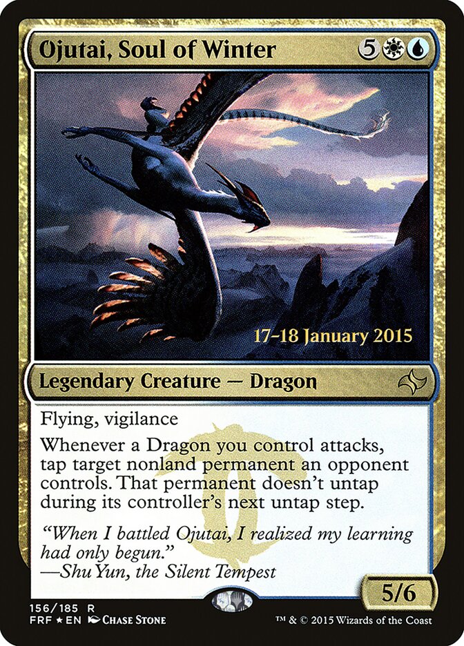 Ojutai, Soul of Winter, Fate Reforged Promos · 156/185