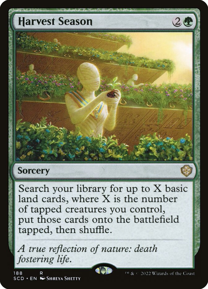 Harvest Season, Starter Commander Decks · 188