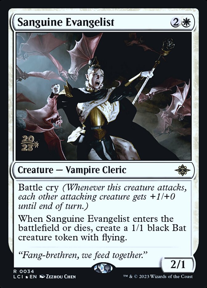 Sanguine Evangelist, The Lost Caverns of Ixalan Promos · 0034