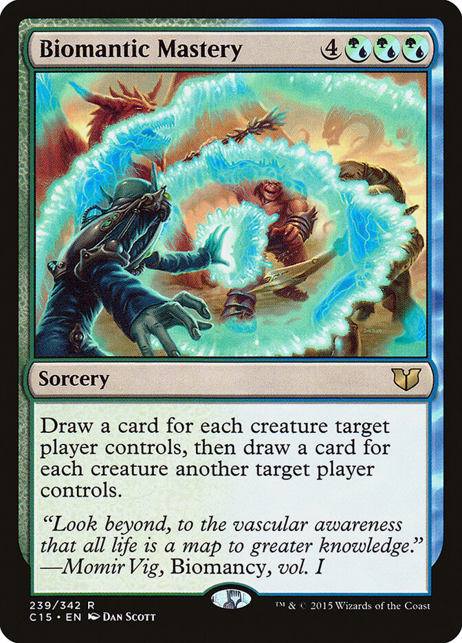 Biomantic Mastery, Commander 2015 · 239/342