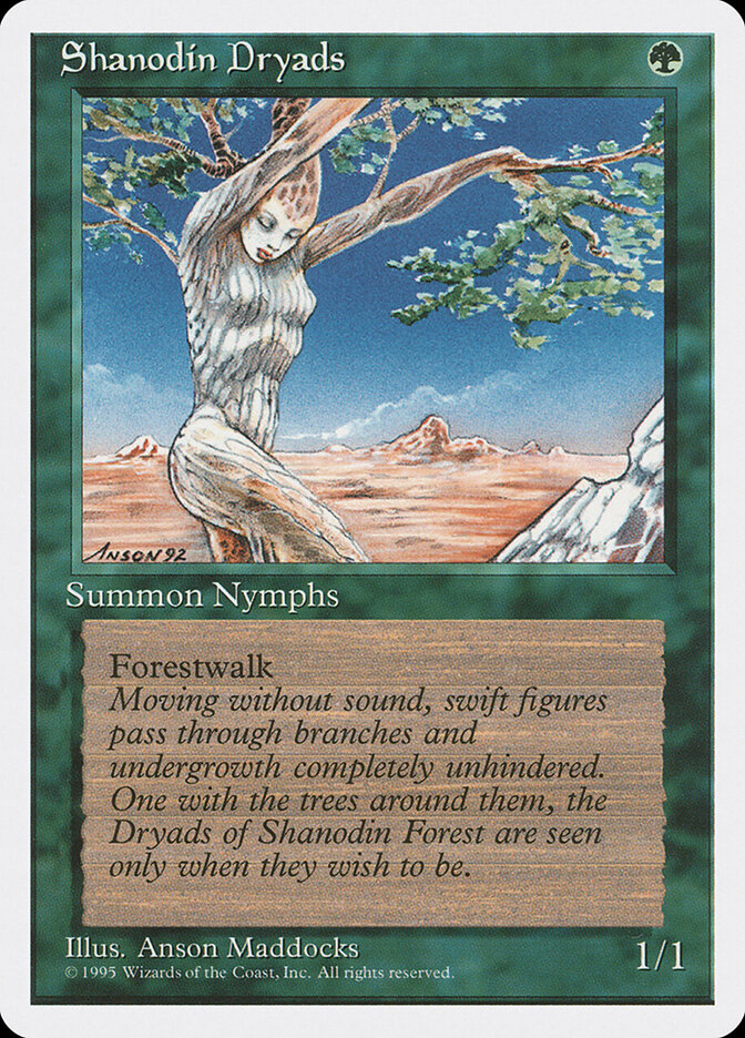 Shanodin Dryads, Fourth Edition · 271