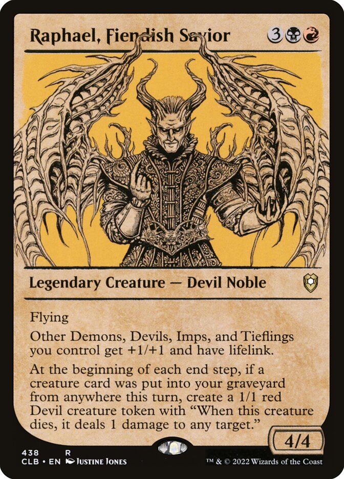 Raphael, Fiendish Savior, Commander Legends: Battle for Baldur's Gate · 438