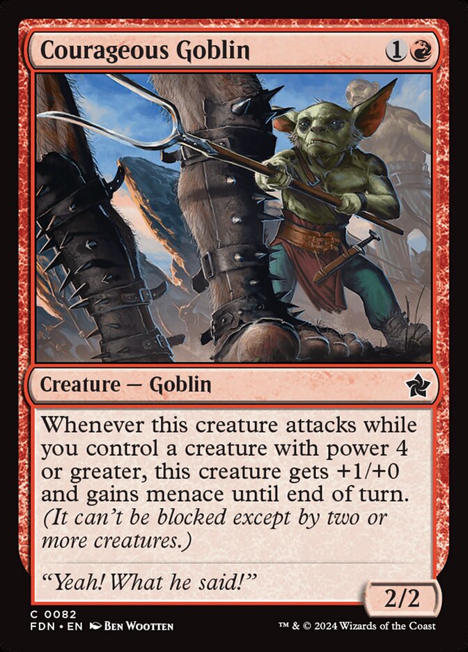 Courageous Goblin, Foundations · 0082