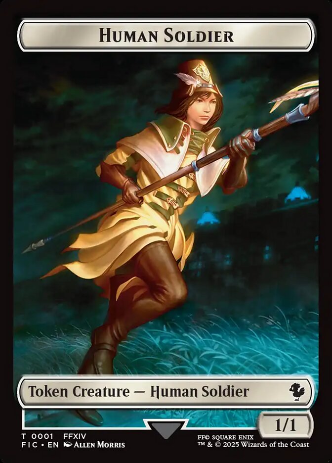 Human Soldier, Final Fantasy Commander Tokens · 0001