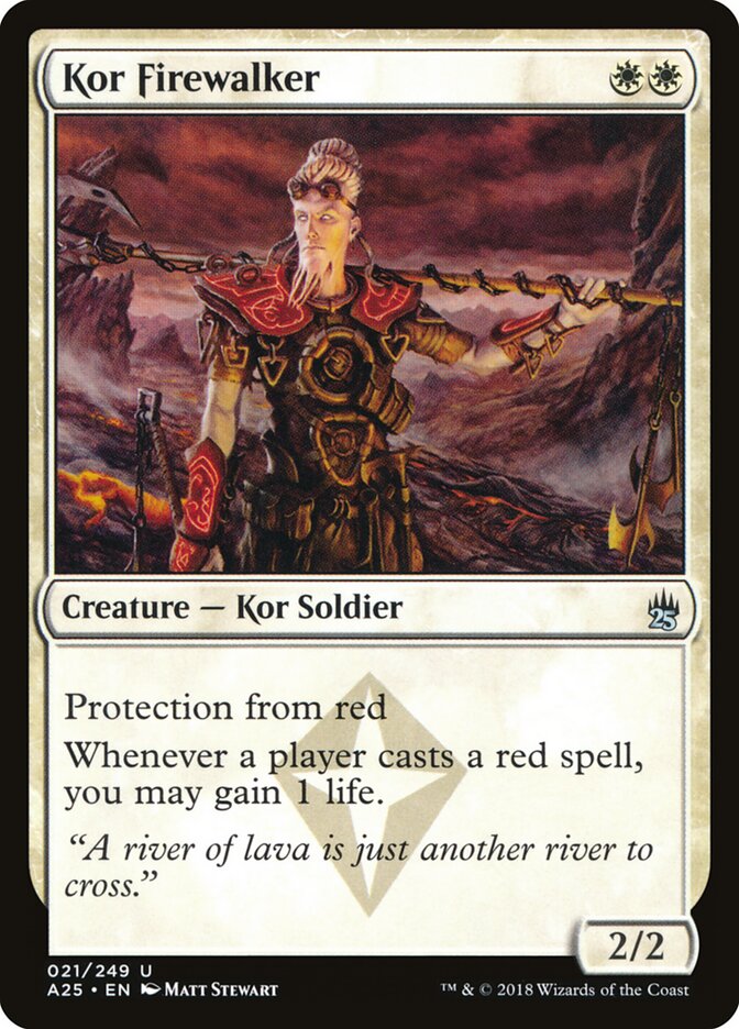 Kor Firewalker, Masters 25 · 021/249
