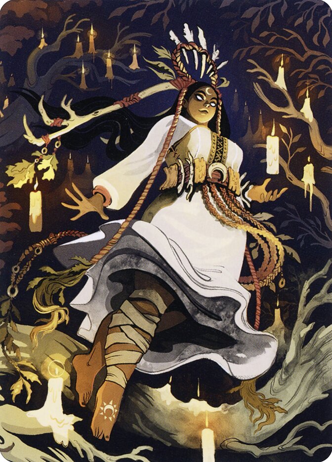 Candlegrove Witch // Candlegrove Witch, Midnight Hunt Art Series · 076