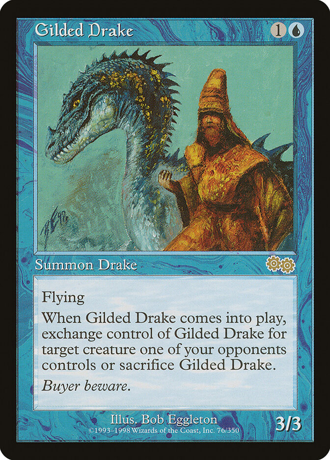 Gilded Drake, Urza's Saga · 76/350