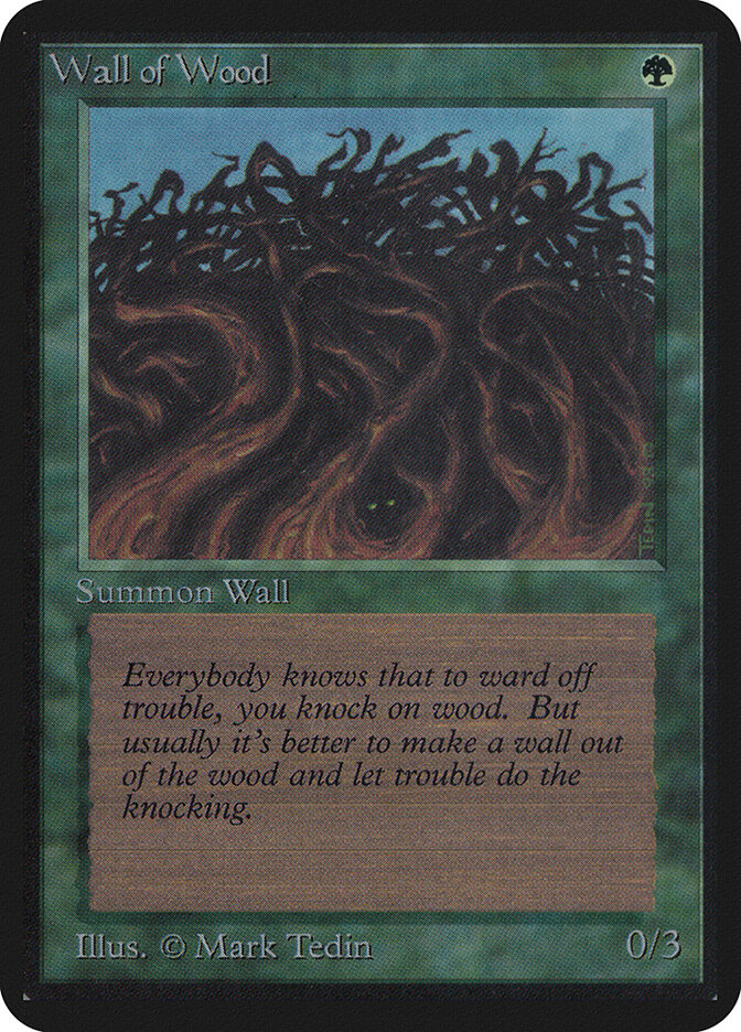 Wall of Wood, Limited Edition Alpha · 225