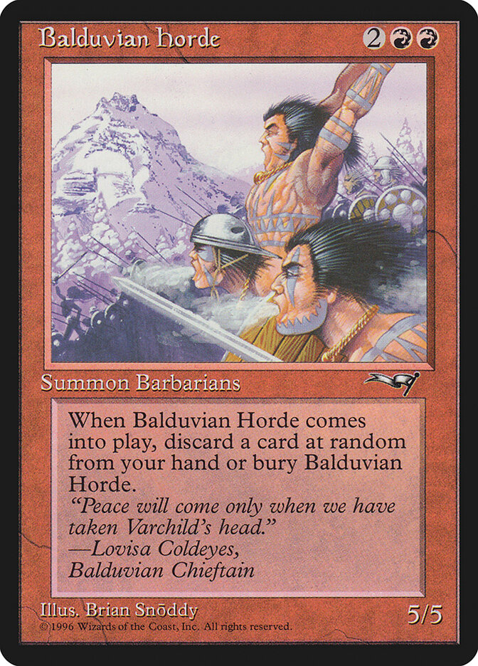 Balduvian Horde, Alliances · 65