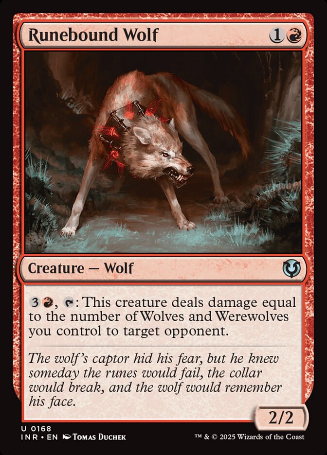 Runebound Wolf, Innistrad Remastered · 0168