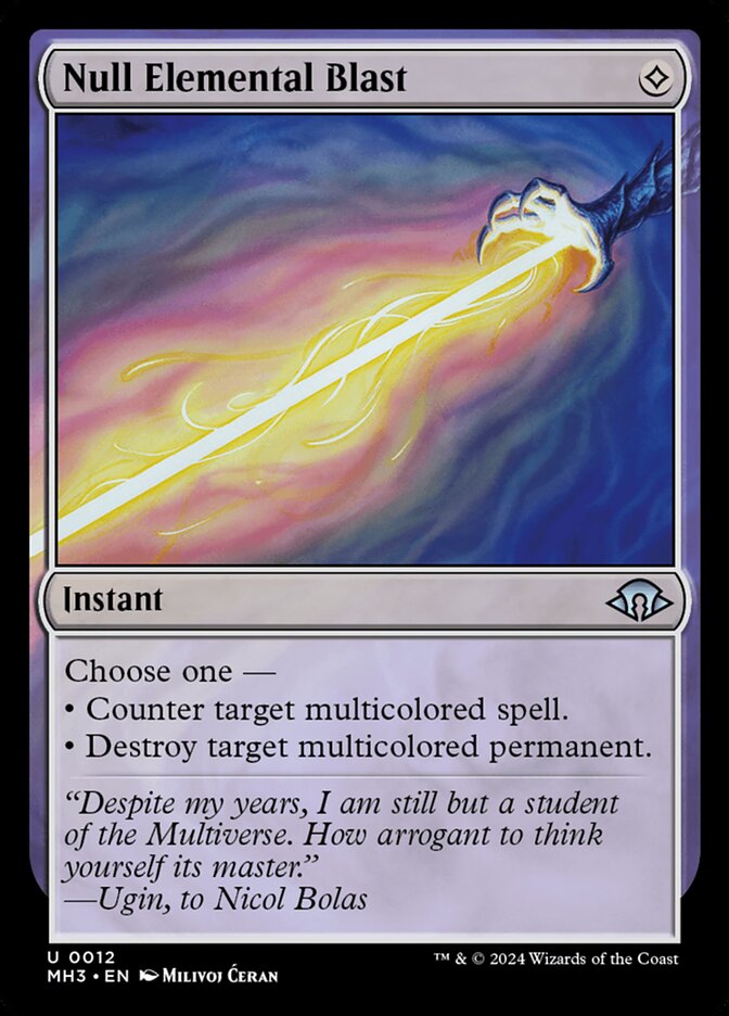 Null Elemental Blast, Modern Horizons 3 · 0012