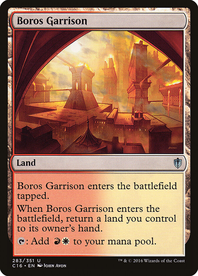 Boros Garrison, Commander 2016 · 283/351