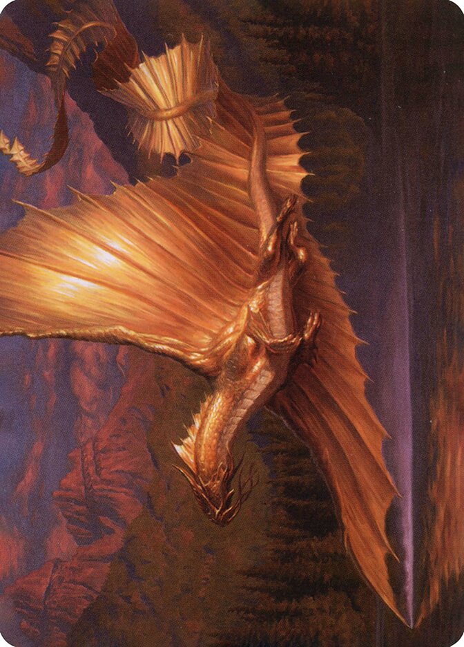 Adult Gold Dragon // Adult Gold Dragon, Adventures in the Forgotten Realms Art Series · 058