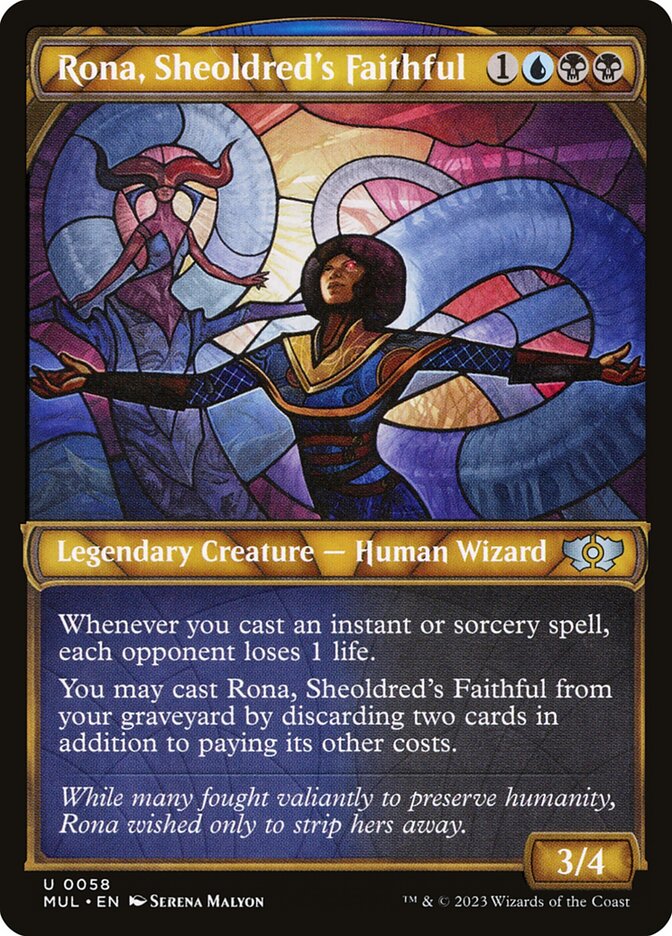 Rona, Sheoldred's Faithful, Multiverse Legends · 0058