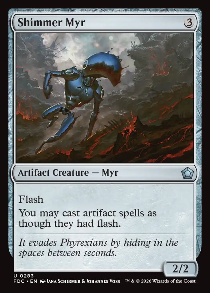 Shimmer Myr, Foundations Commander · 0283