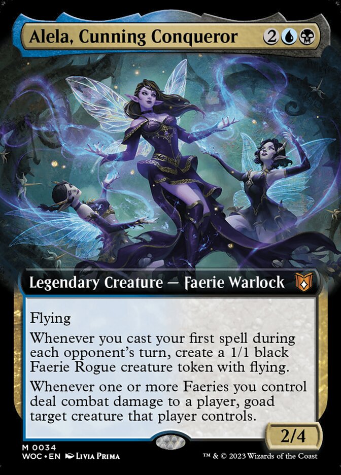 Alela, Cunning Conqueror, Wilds of Eldraine Commander · 0034