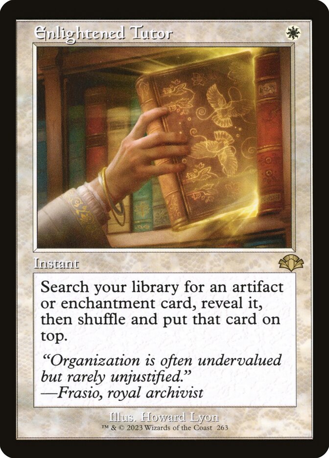 Enlightened Tutor, Dominaria Remastered · 263