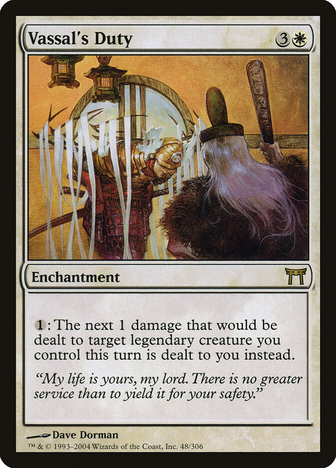 Vassal's Duty, Champions of Kamigawa · 48/306