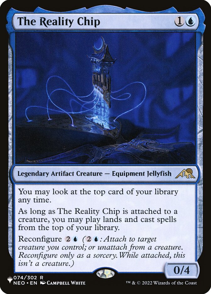 The Reality Chip, The List · neo-74