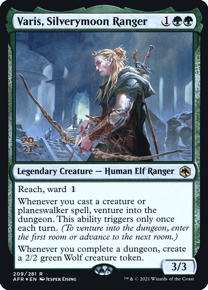 Varis, Silverymoon Ranger, Adventures in the Forgotten Realms Promos · 209/281