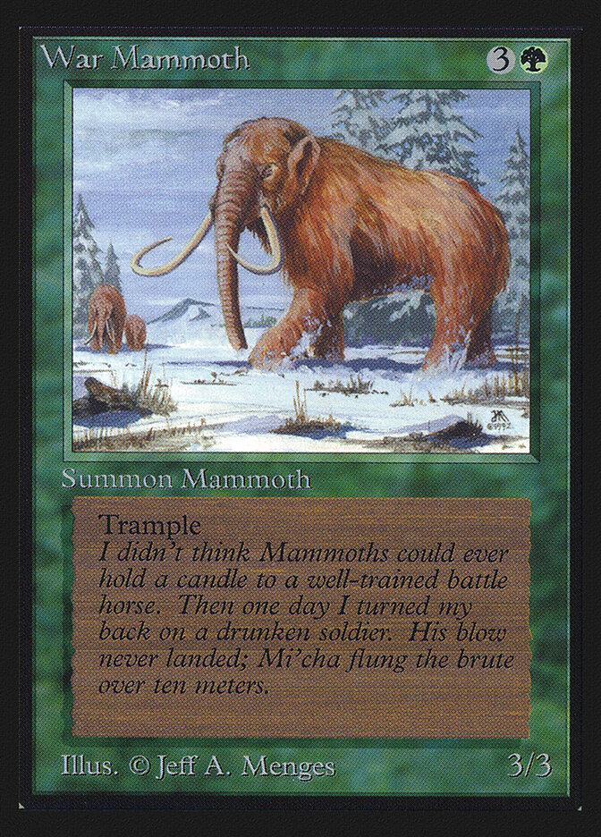 War Mammoth, Intl. Collectors' Edition · 228