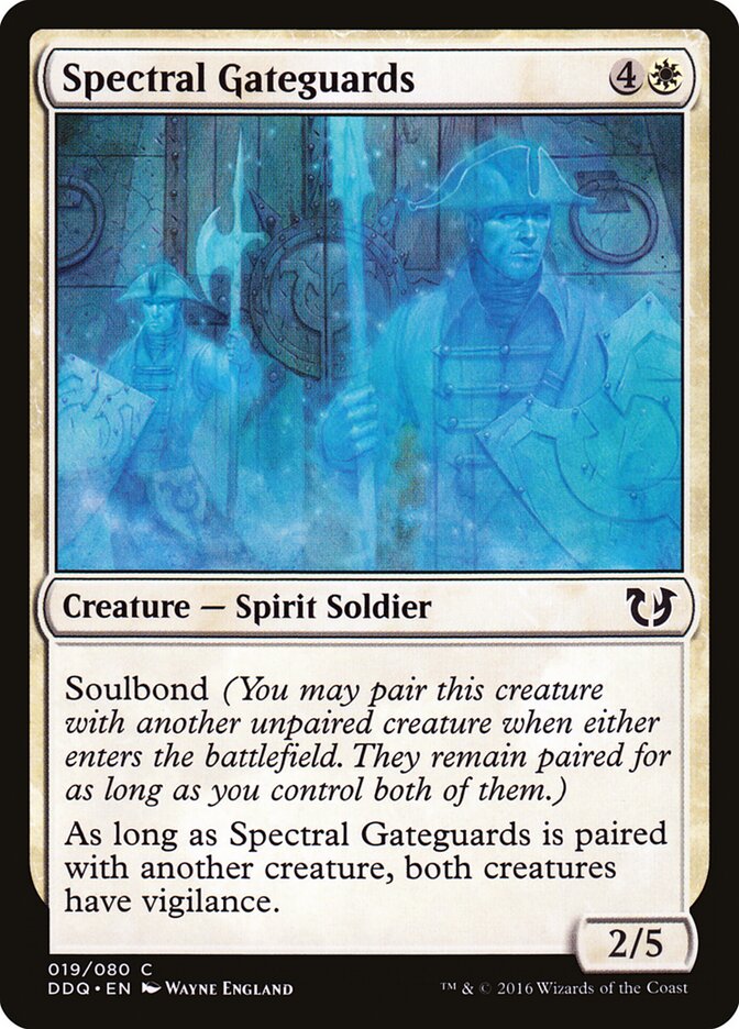 Spectral Gateguards, Duel Decks: Blessed vs. Cursed · 019/080