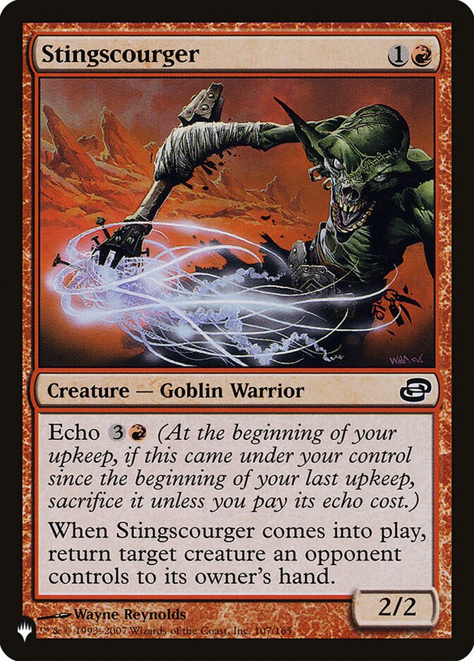 Stingscourger, The List · plc-107
