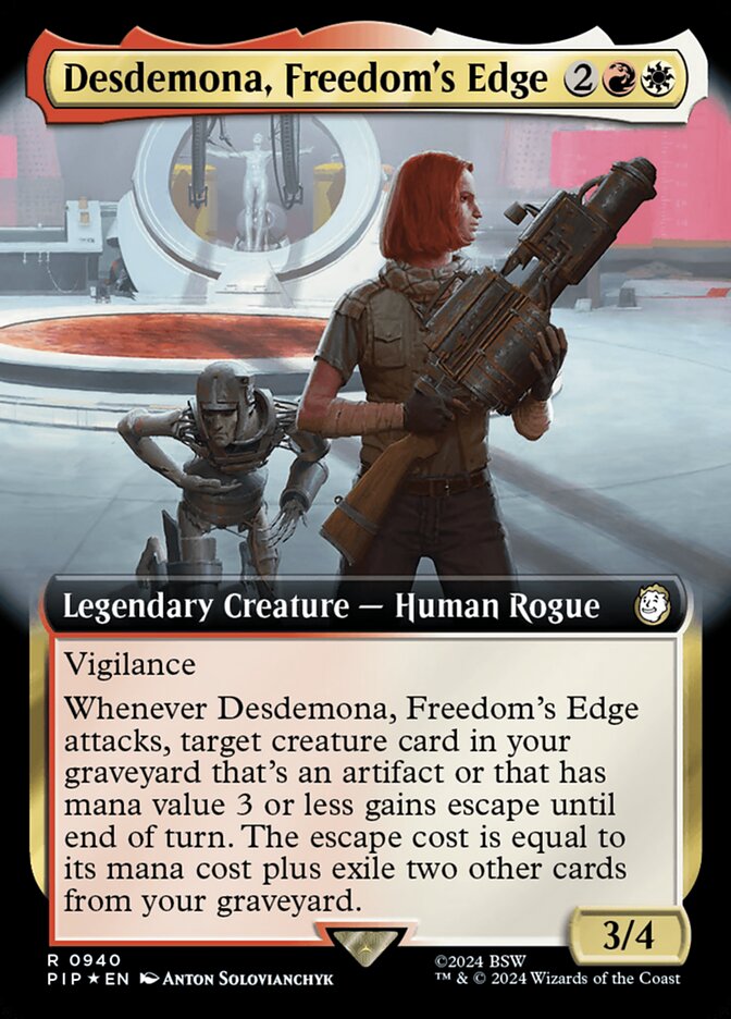 Desdemona, Freedom's Edge, Fallout · 0940