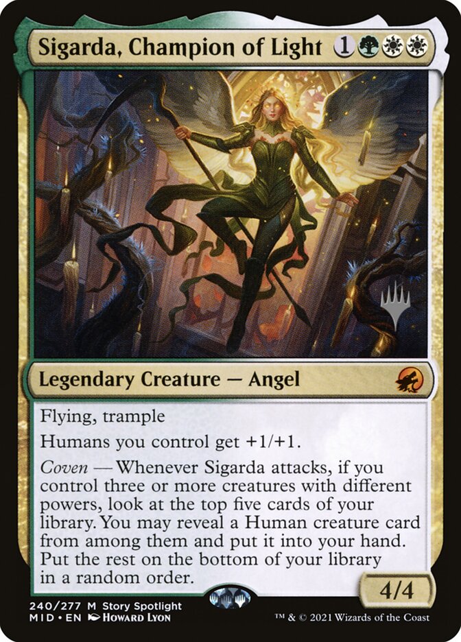 Sigarda, Champion of Light, Innistrad: Midnight Hunt Promos · 240/277