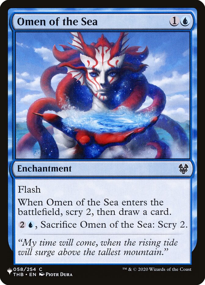 Omen of the Sea, The List · thb-58
