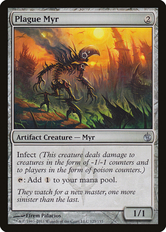 Plague Myr, Mirrodin Besieged · 125/155