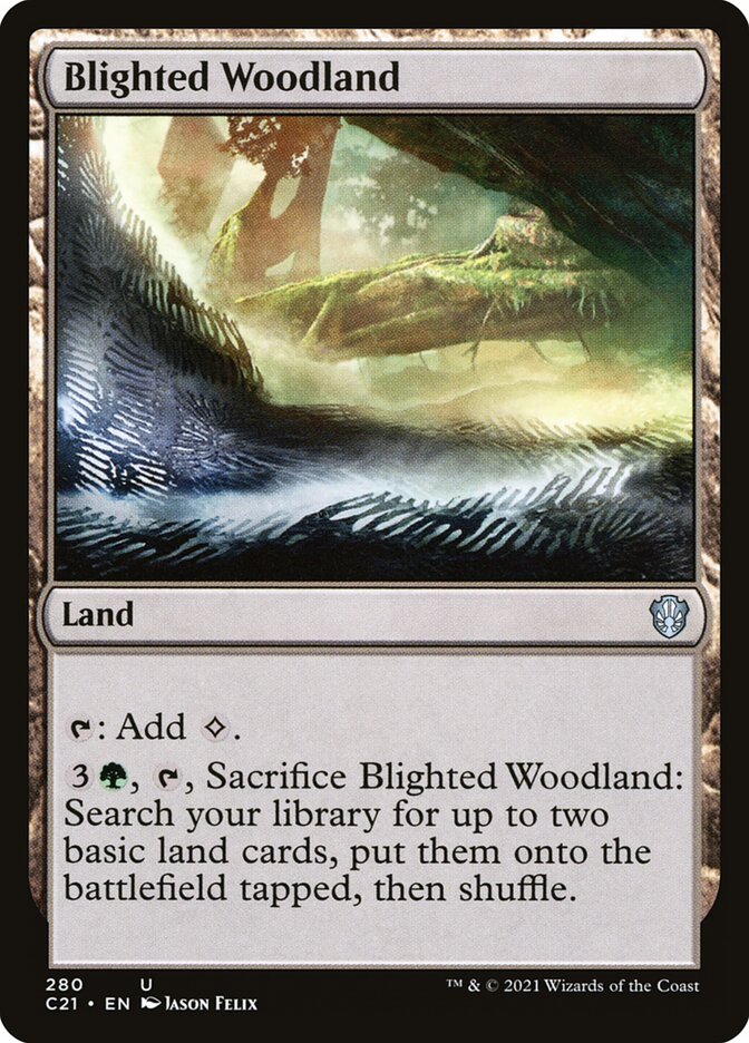 Blighted Woodland, Commander 2021 · 280