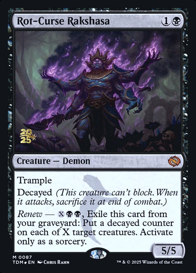 Rot-Curse Rakshasa, Tarkir: Dragonstorm Promos · 0087