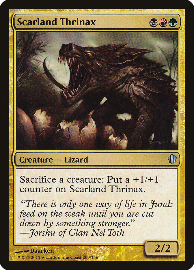 Scarland Thrinax, Commander 2013 · 209/356
