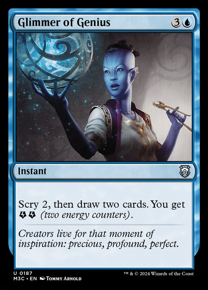 Glimmer of Genius, Modern Horizons 3 Commander · 0187