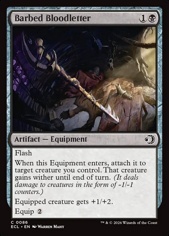 Barbed Bloodletter, Lorwyn Eclipsed · 0086